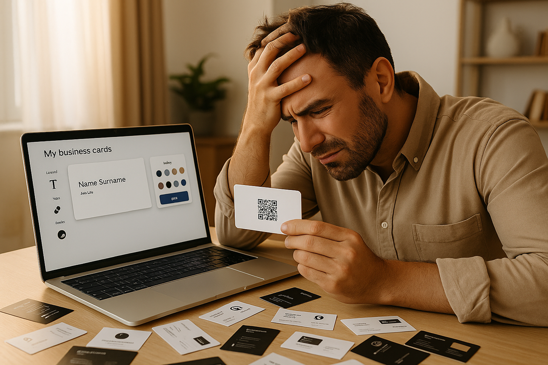 3 erreurs à éviter quand on crée sa première carte de visite