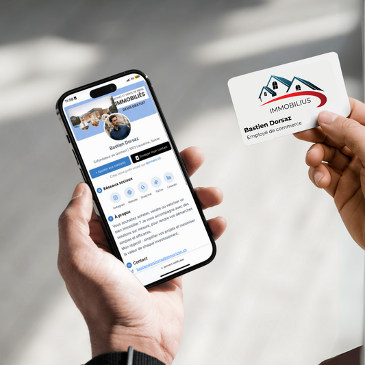 Carte NFC personnalisable Qonnect
